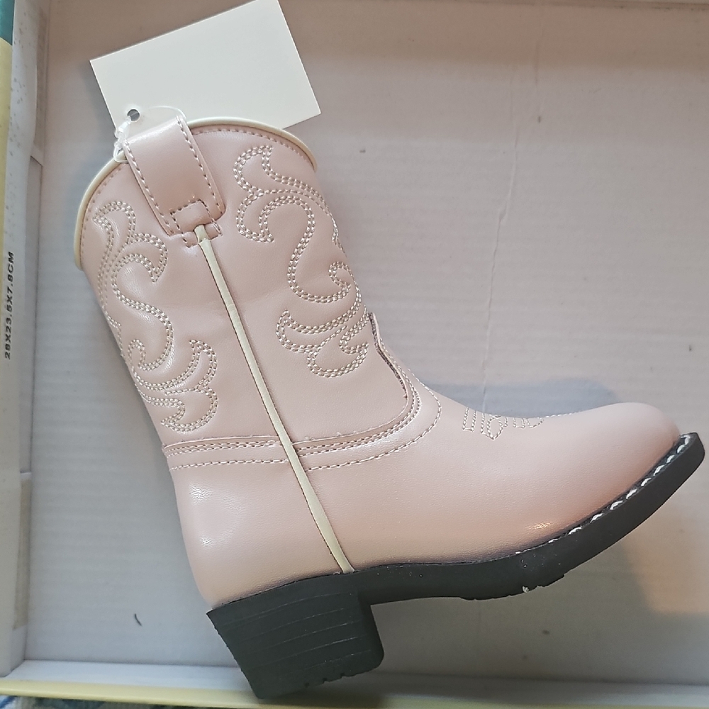 Charming Pink Kids Boots